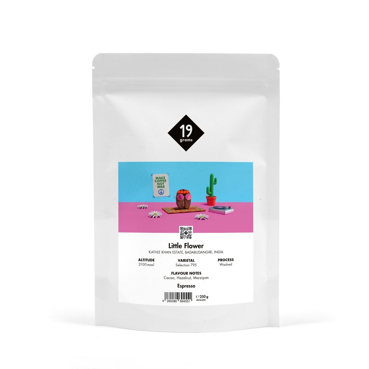 Little Flower – Indien-Espresso ohne Säure & Bitterkeit