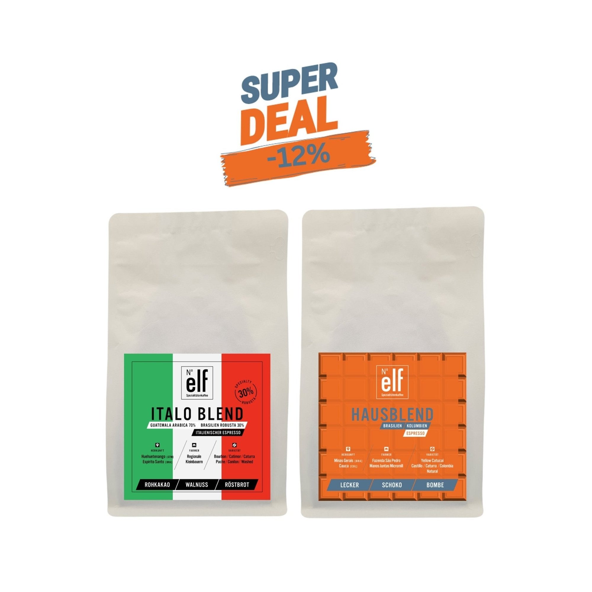 Kaffeebohnen ESPRESSO BLEND Probier-Duo
