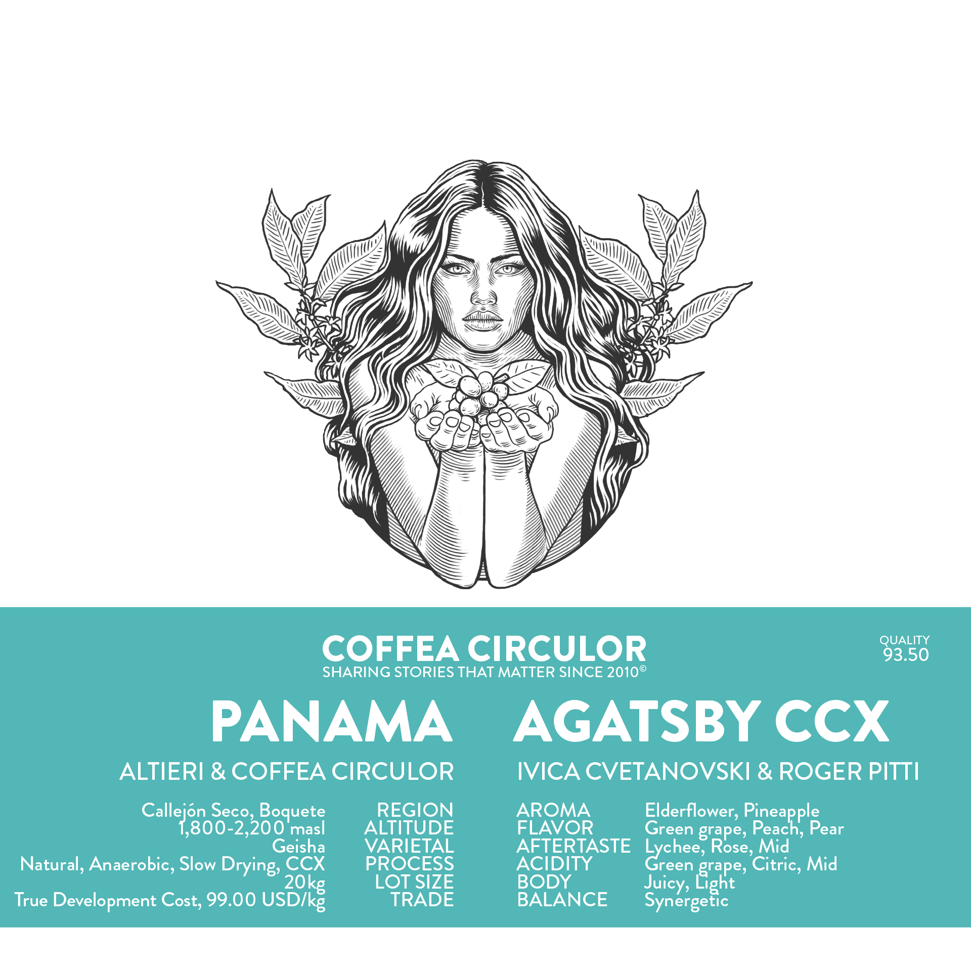 PANAMA Agatsby Geisha CCX WCIGS Winner