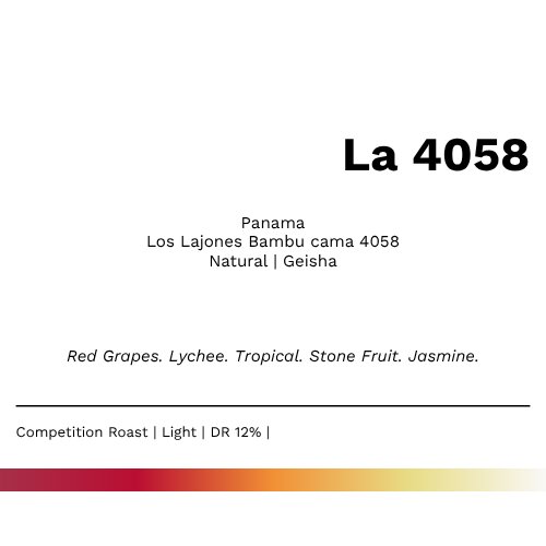 La 4058 - Los Lajones Bambu cama 4058 Natural Geisha