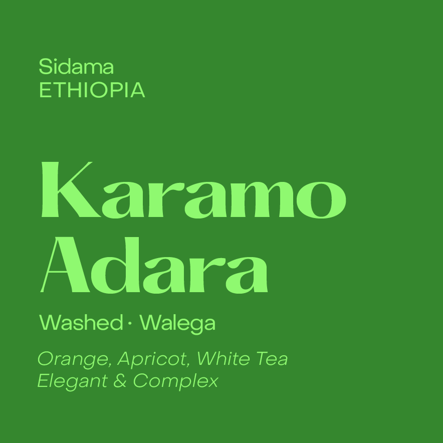 Ethiopia Karamo Adara Espresso, Washed Walega