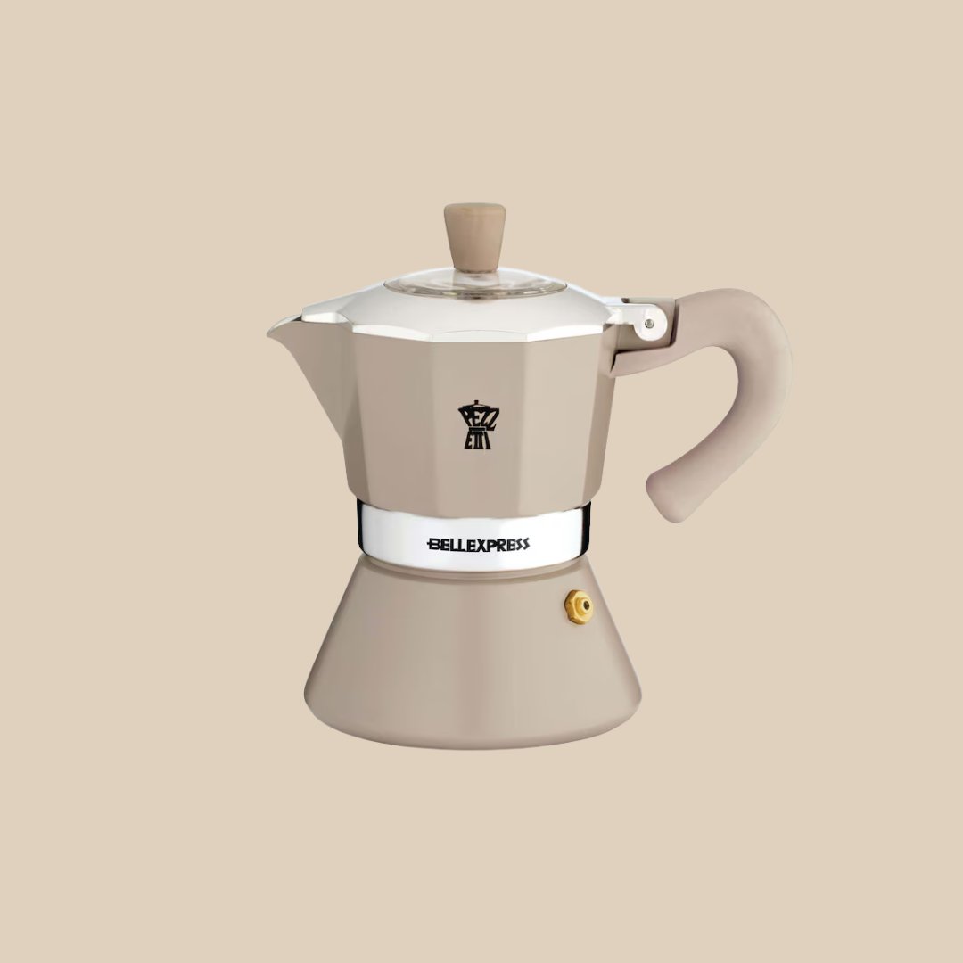 MOKA BELLEXPRESS 6 TAZAS GRIS