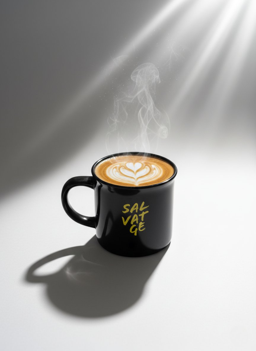 Taza Salvatge Negra – Edición Barista