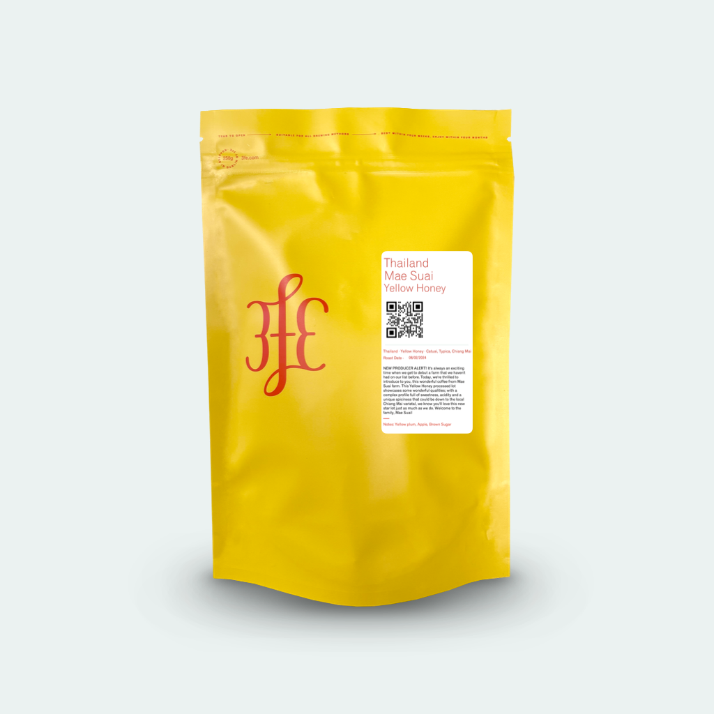 Thailand - Mae Suai: Yellow honey, Catuai, Typica and Chiang Mai