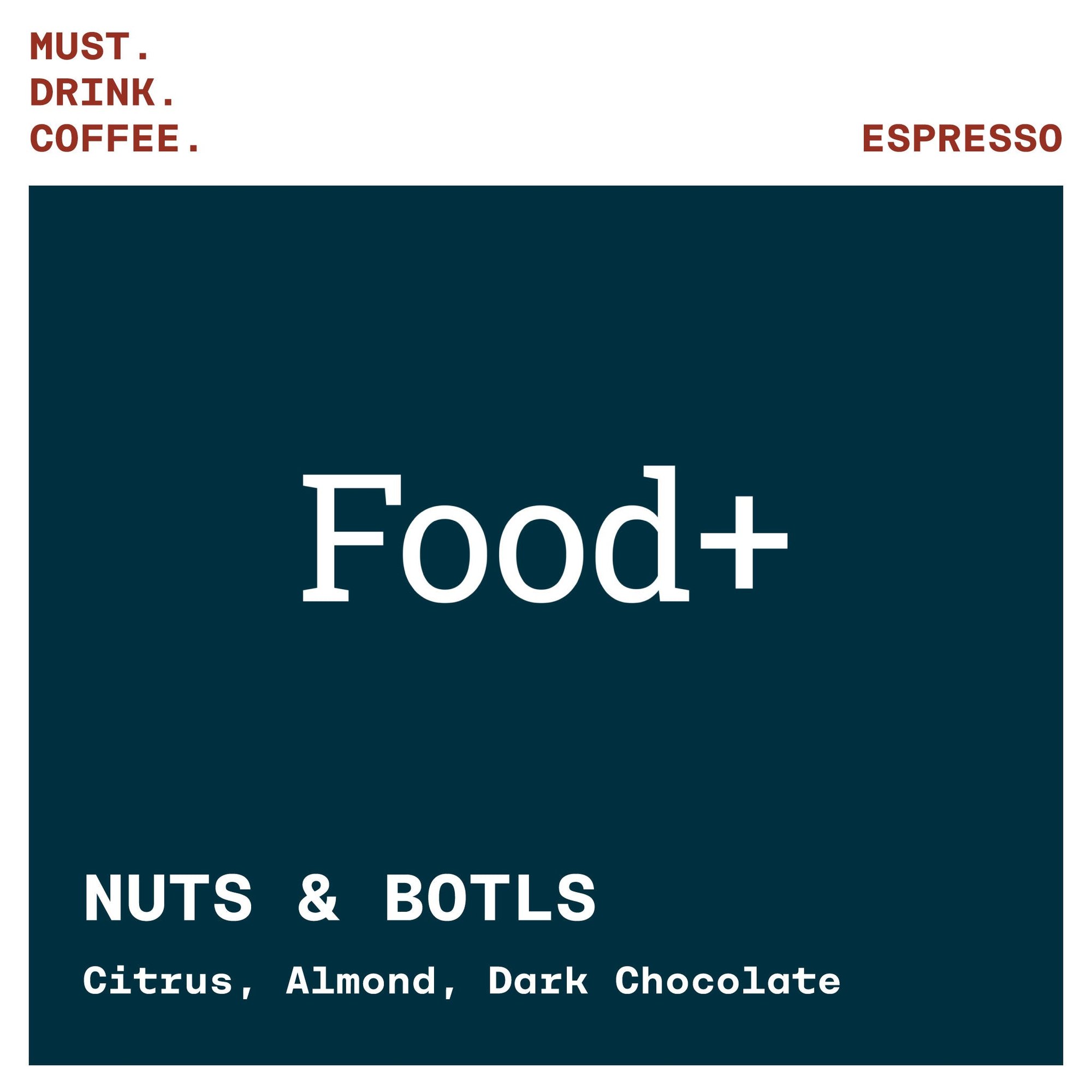 Nuts & Bolts, Custom: Food+ (Wholesale) - WTCG