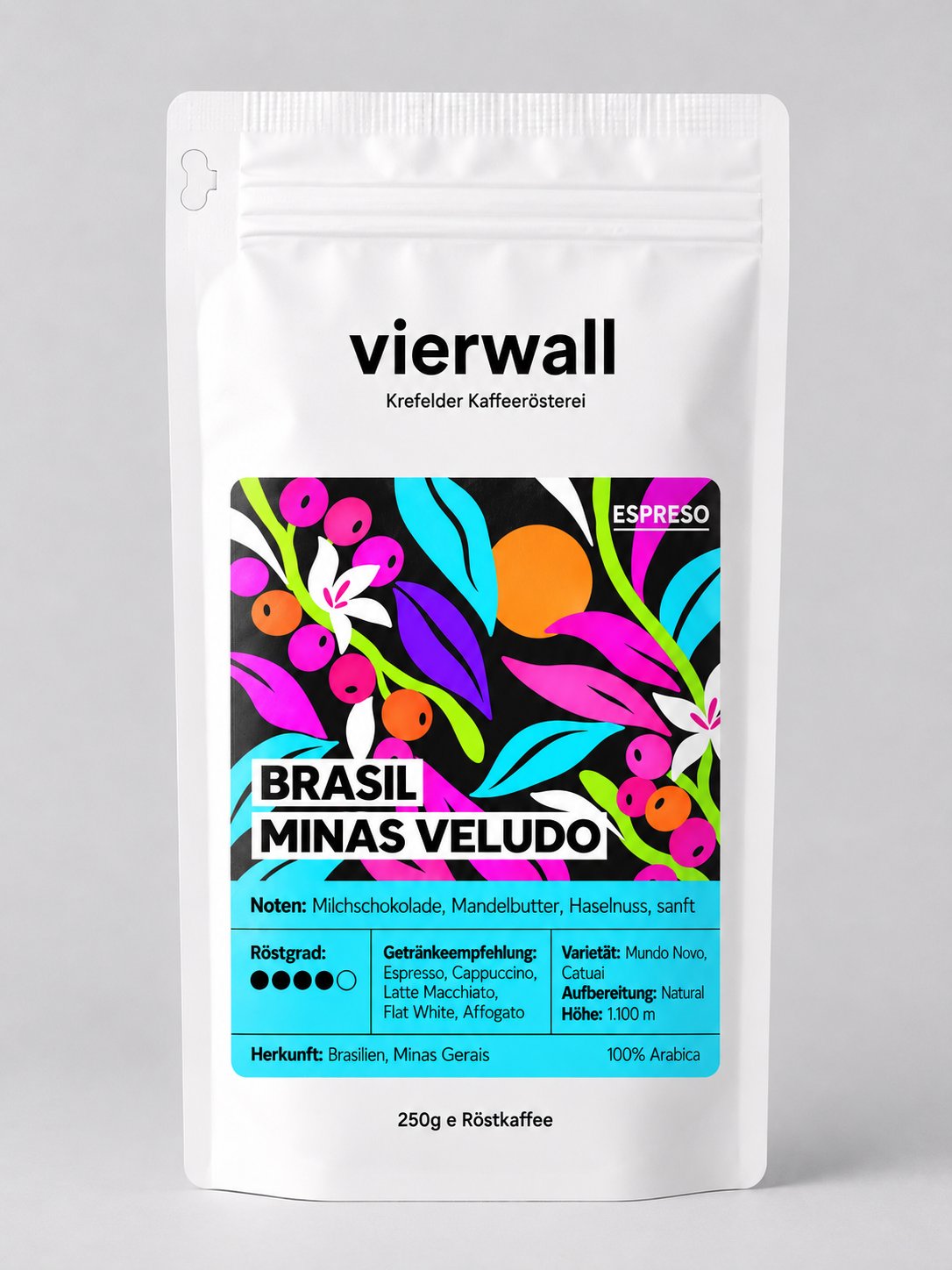 Brasil Minas Veludo - schokoladig-milder Kaffee aus Brasilien