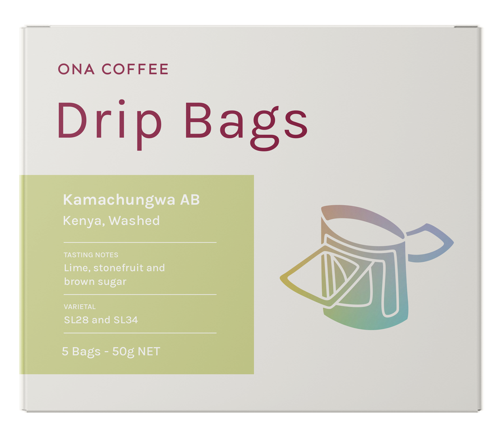 Filter Drip Bags - Kamachungwa AB, Kenya, Washed