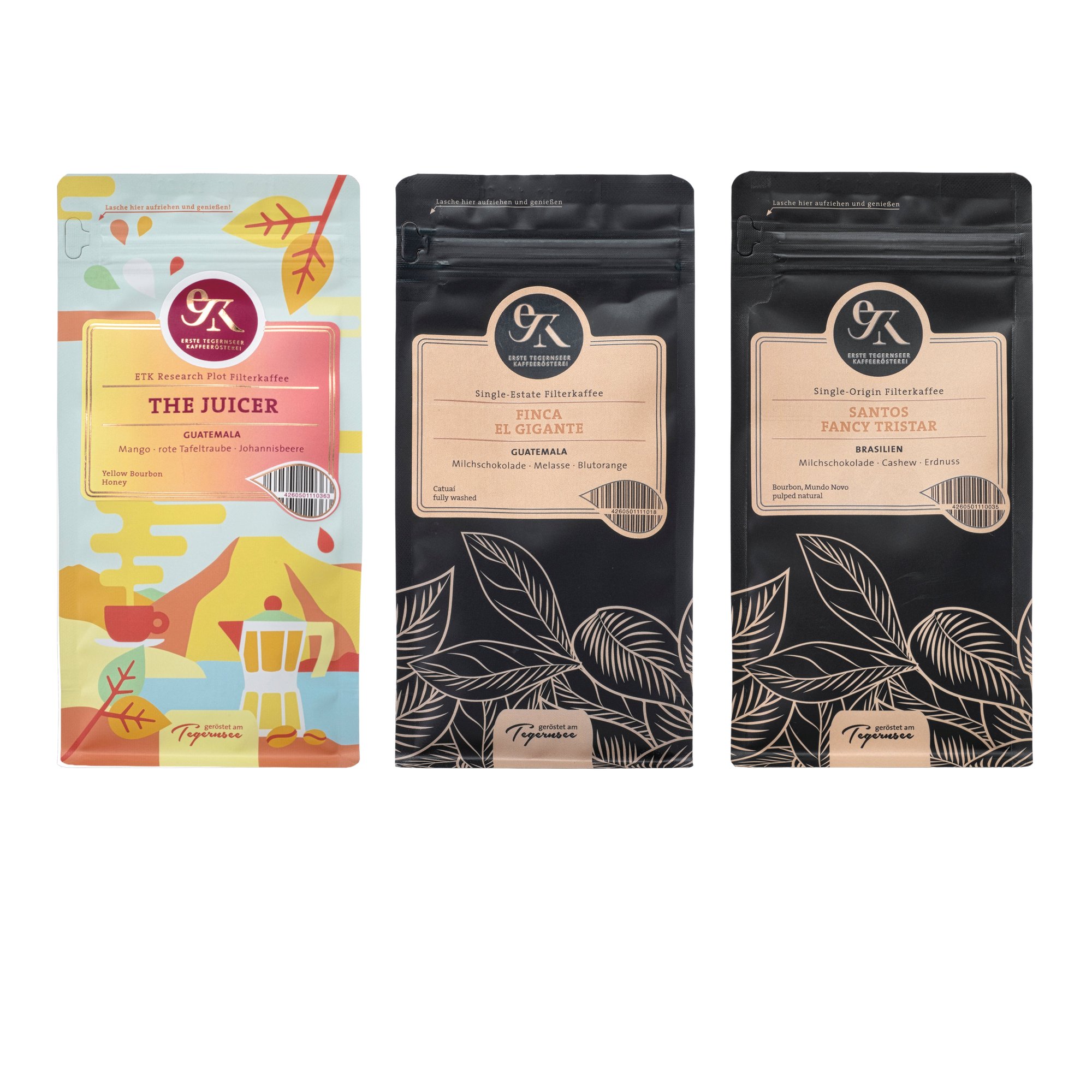 Filterkaffee-Set "Die ETK-Entdeckung" inkl. 3 x 250g