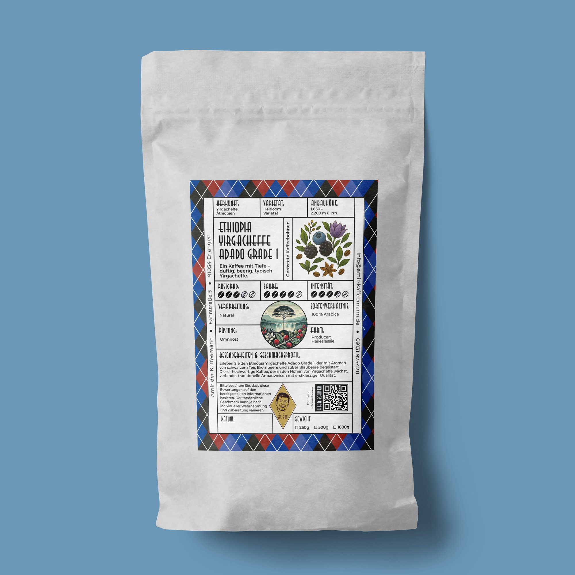 Ethiopia Yirgacheffe Adado Grade 1