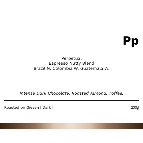 <MOST POPULAR DARK ROAST!> Pp - Perpetual Espresso Blend Dark Roast
