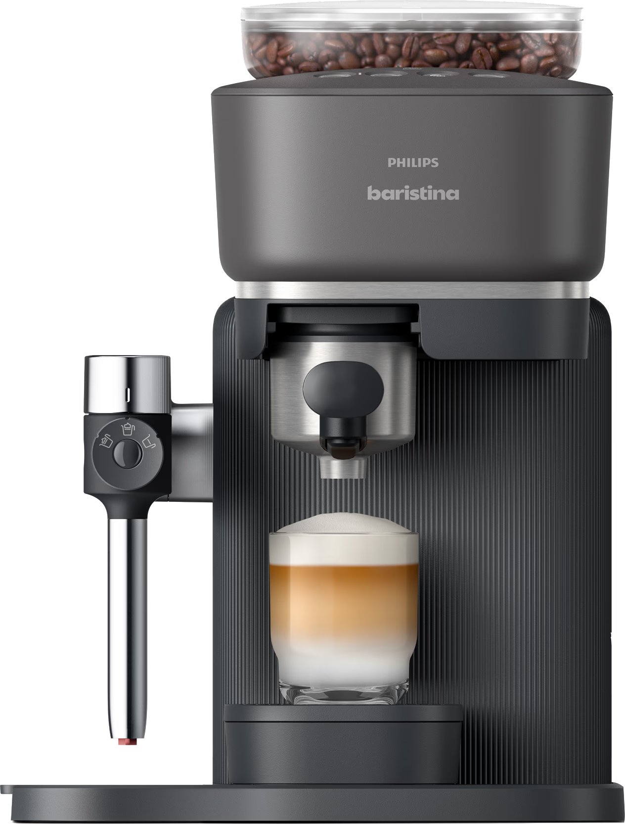 Philips Baristina Latte Zwart