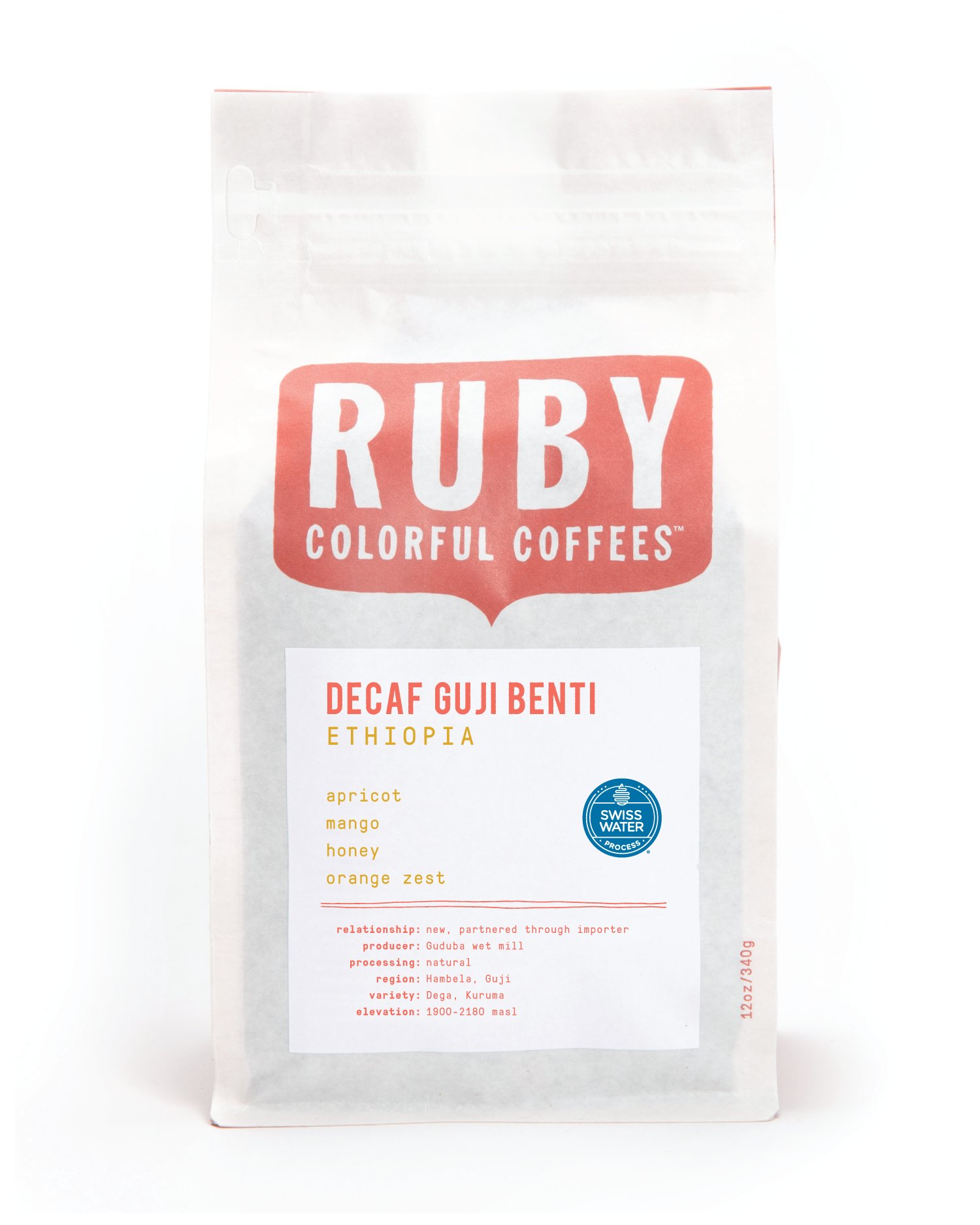 Decaf Ethiopia Guji Benti Natural - Wholesale