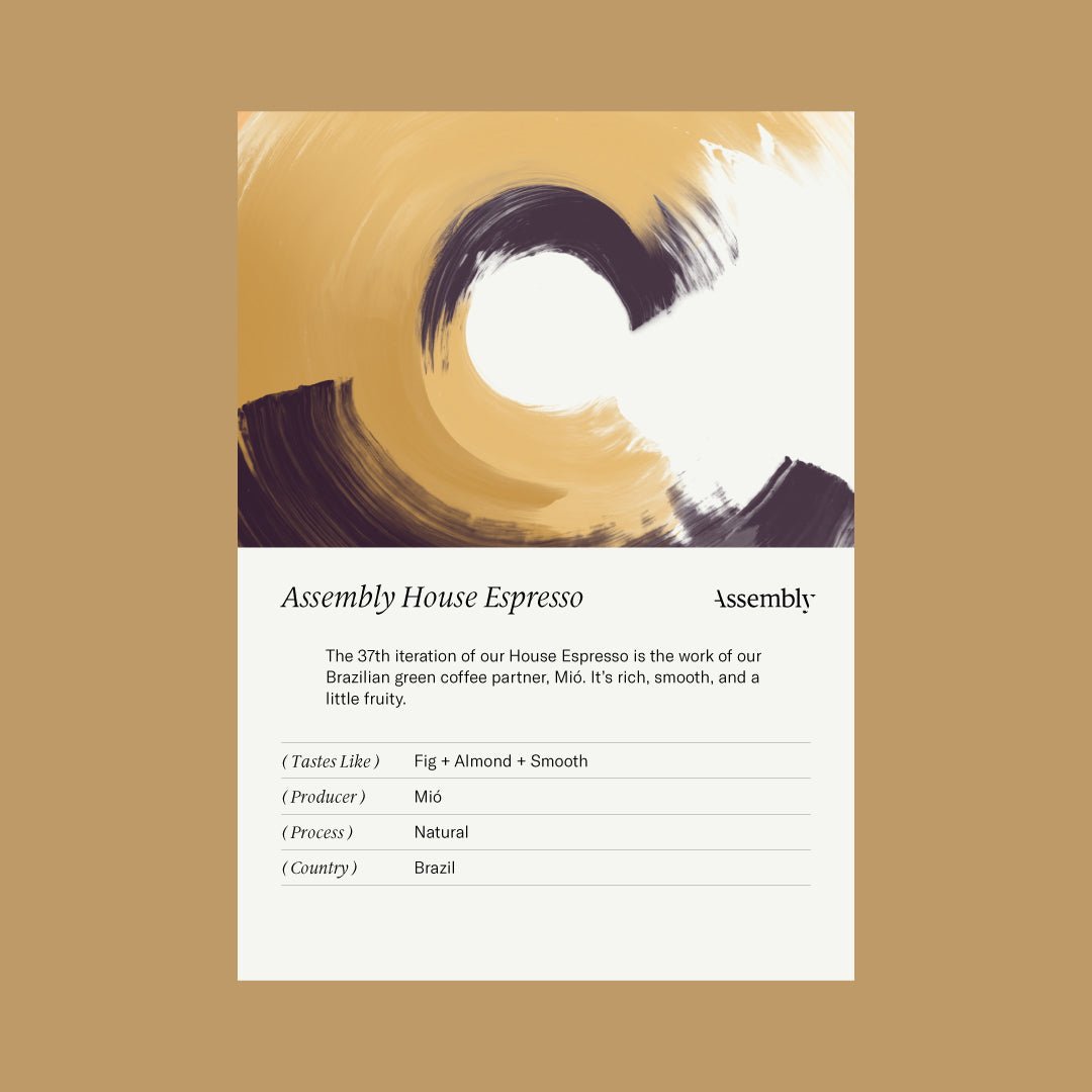 Assembly Single House Espresso Taste Card Brazil