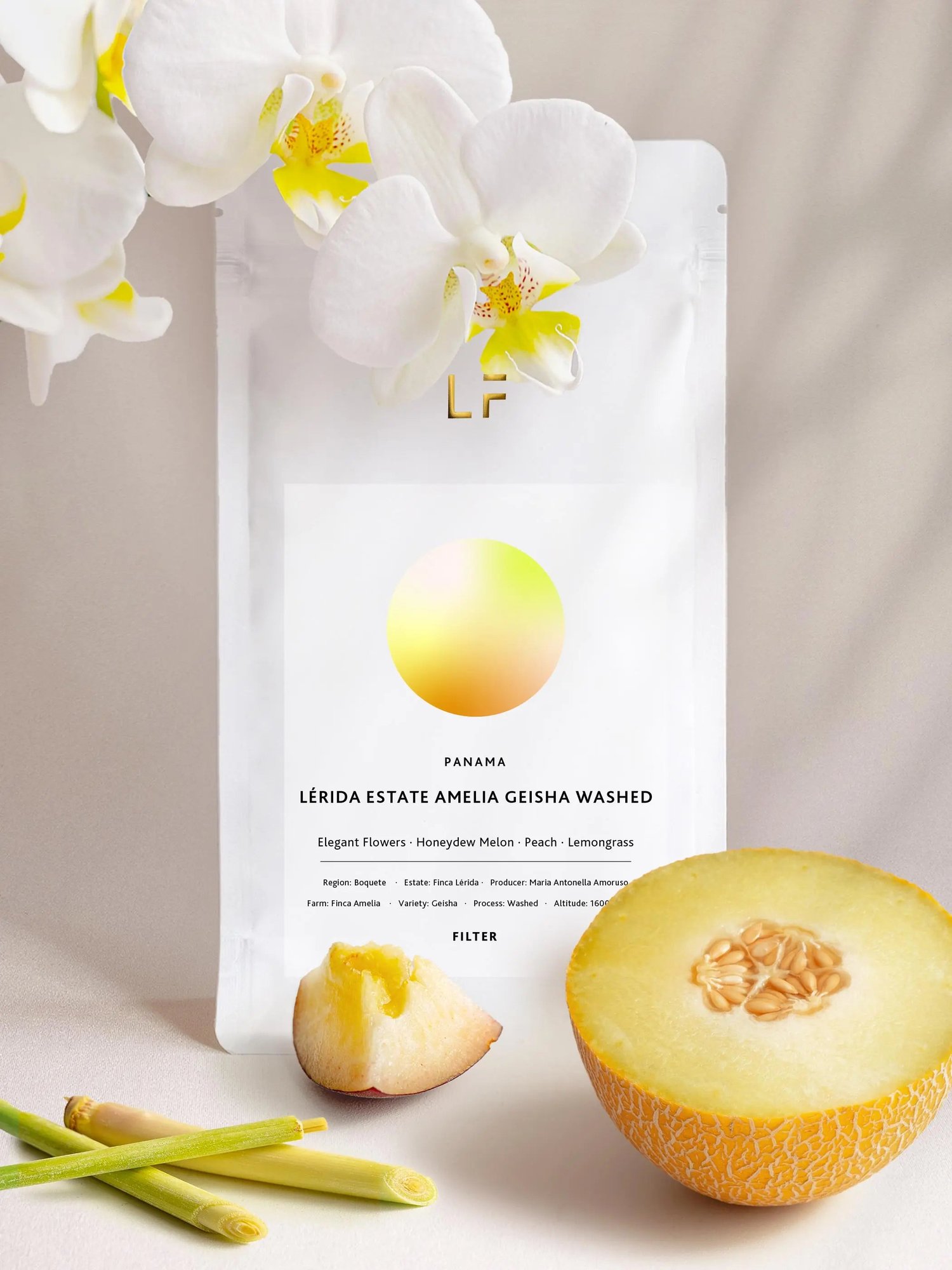 Amelia Geisha washed · Lerida Estate