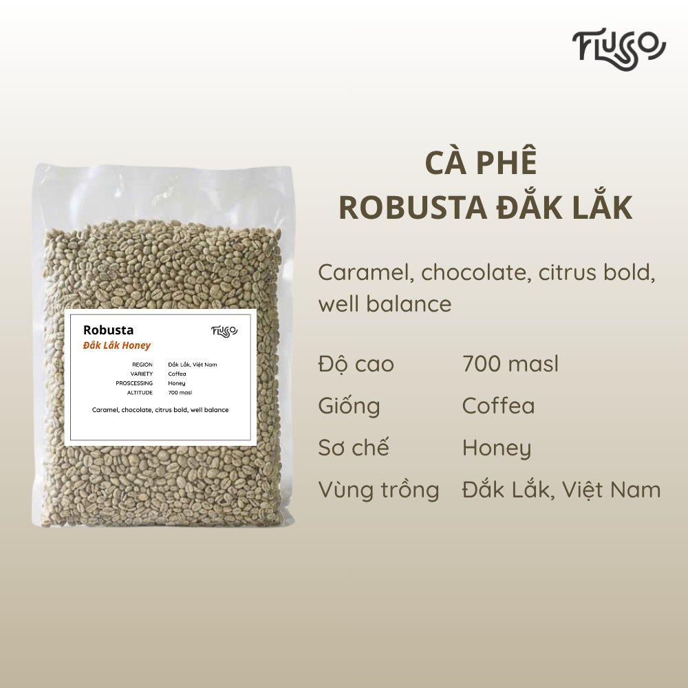 Robusta Đắk Lắk Honey (Green)