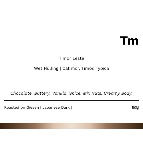 Tm - Timor Leste G1 Wet Hulling Japanese Dark Roast