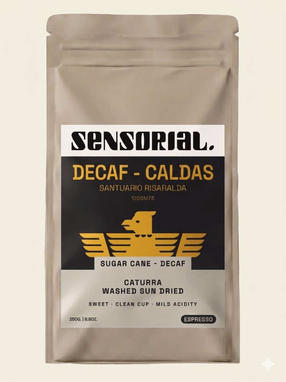 Café descafeinado de Caldas / Washed