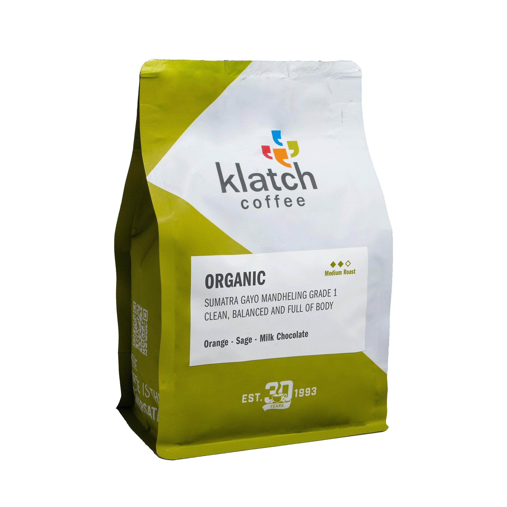 Organic Sumatra Gayo Mandheling Grade 1