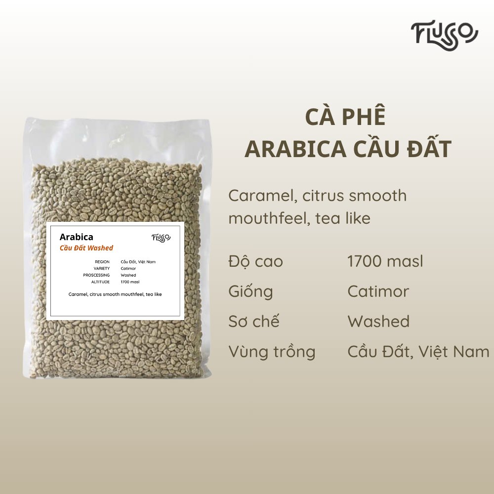 Arabica Cầu Đất Washed (Green)