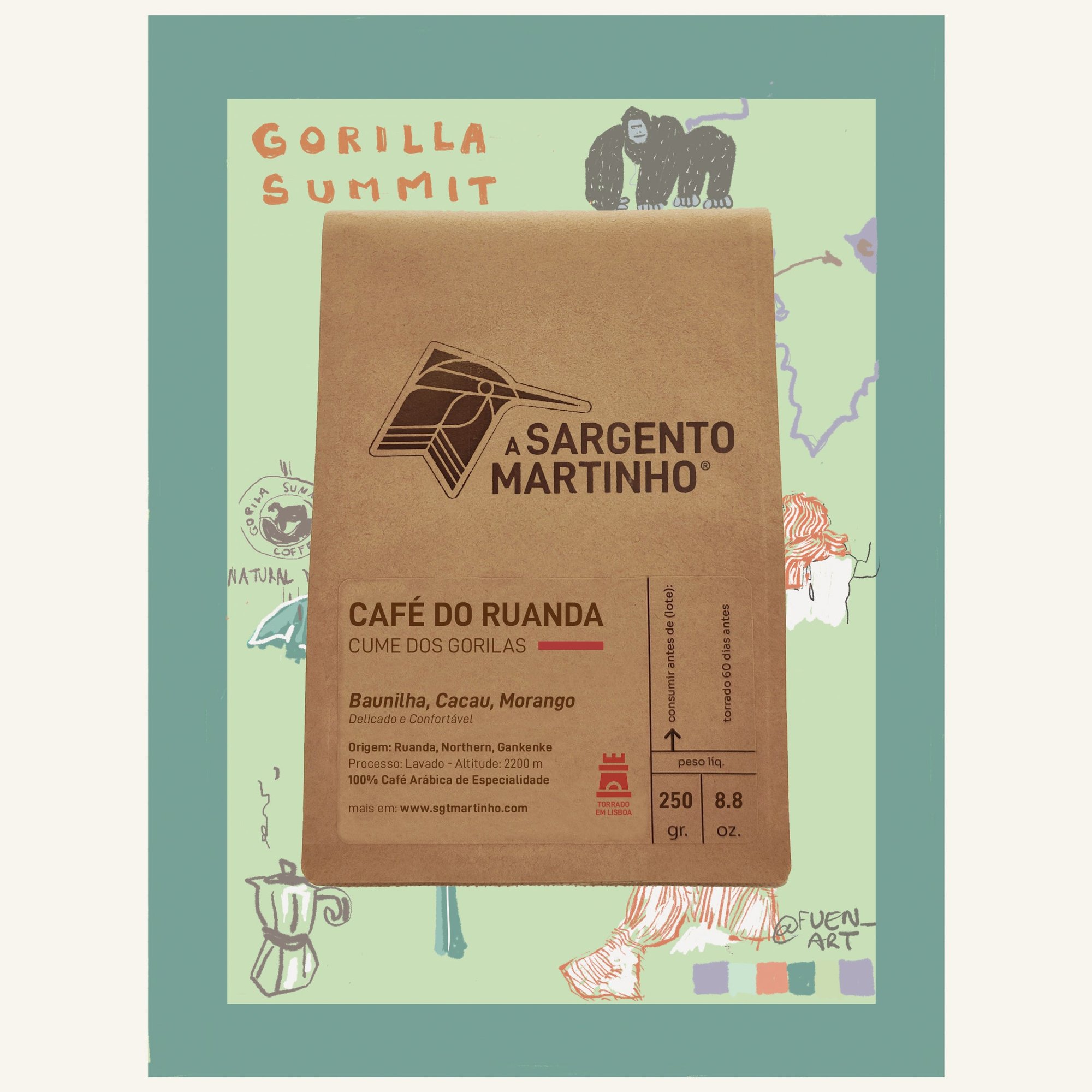 Café do Ruanda | Cume dos Gorilas