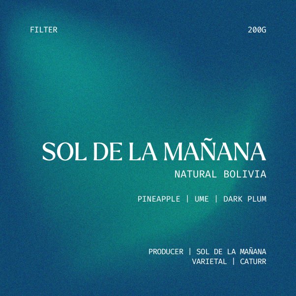 Filter | Sol De La Mañana, Bolivia