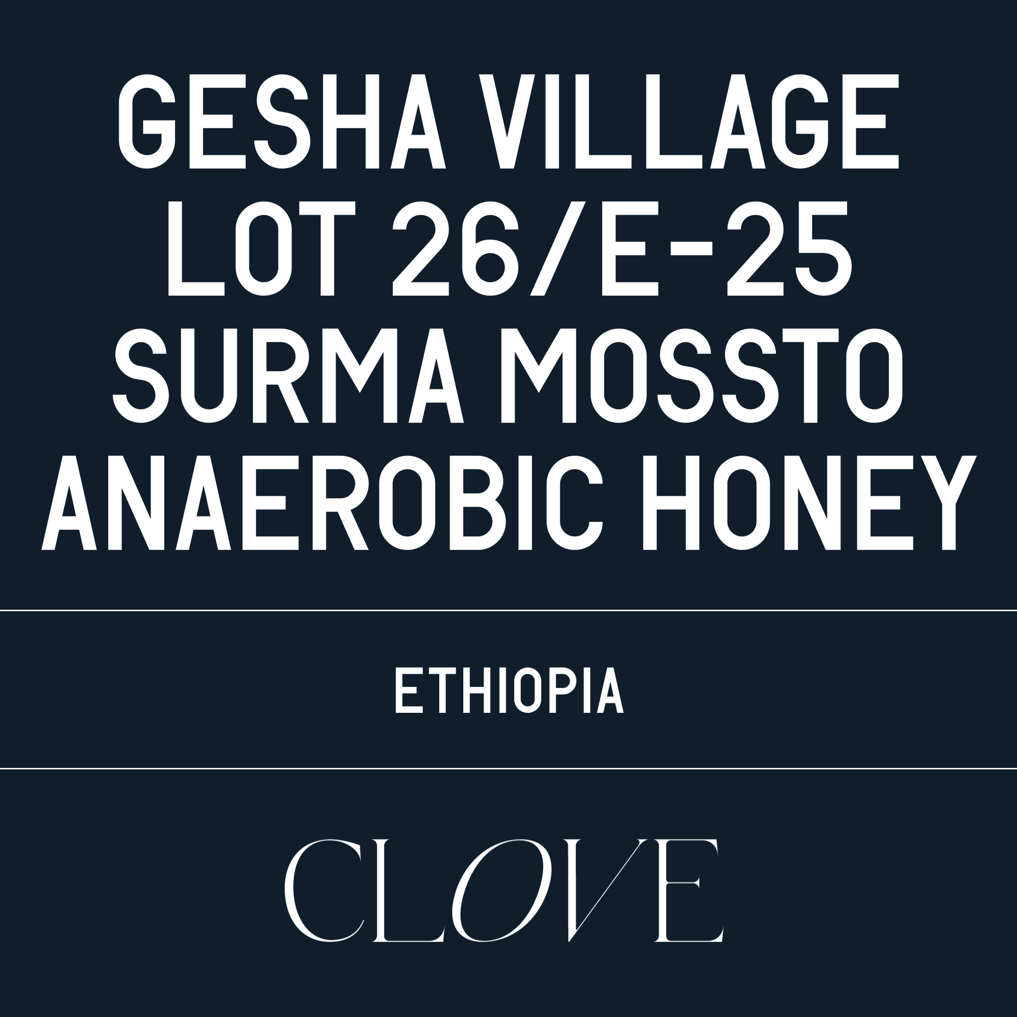 Gesha Village - Lot 26/E-25 Surma Mossto Anaerobic Honey