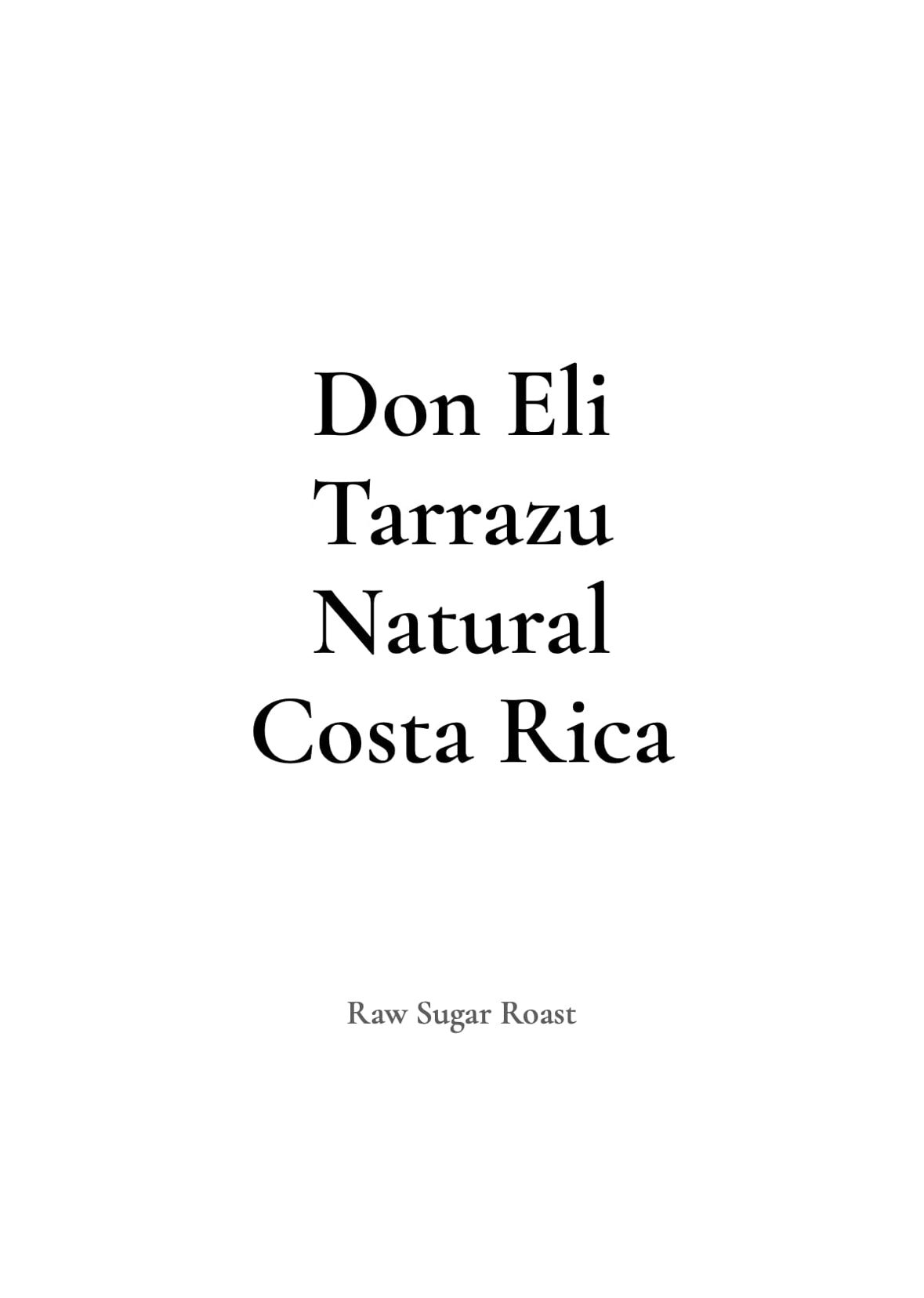 Costa Rica Don Eli