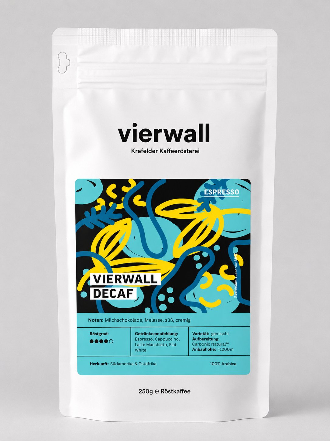 vierwall Decaf - Entkoffeinierter Espresso | vierwall
