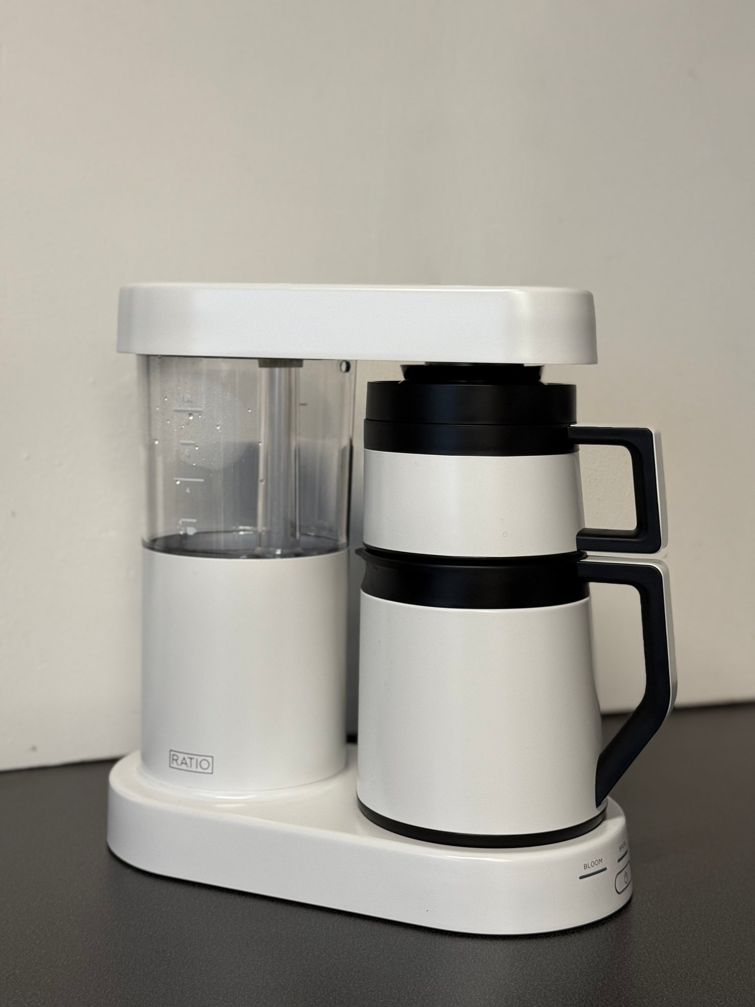 Ratio 6 Coffee Brewer - Matte White - UK PLUG/VOLTAGE