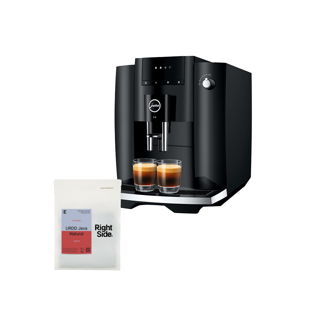 Jura E4 Piano Black + 1kg de café de regalo