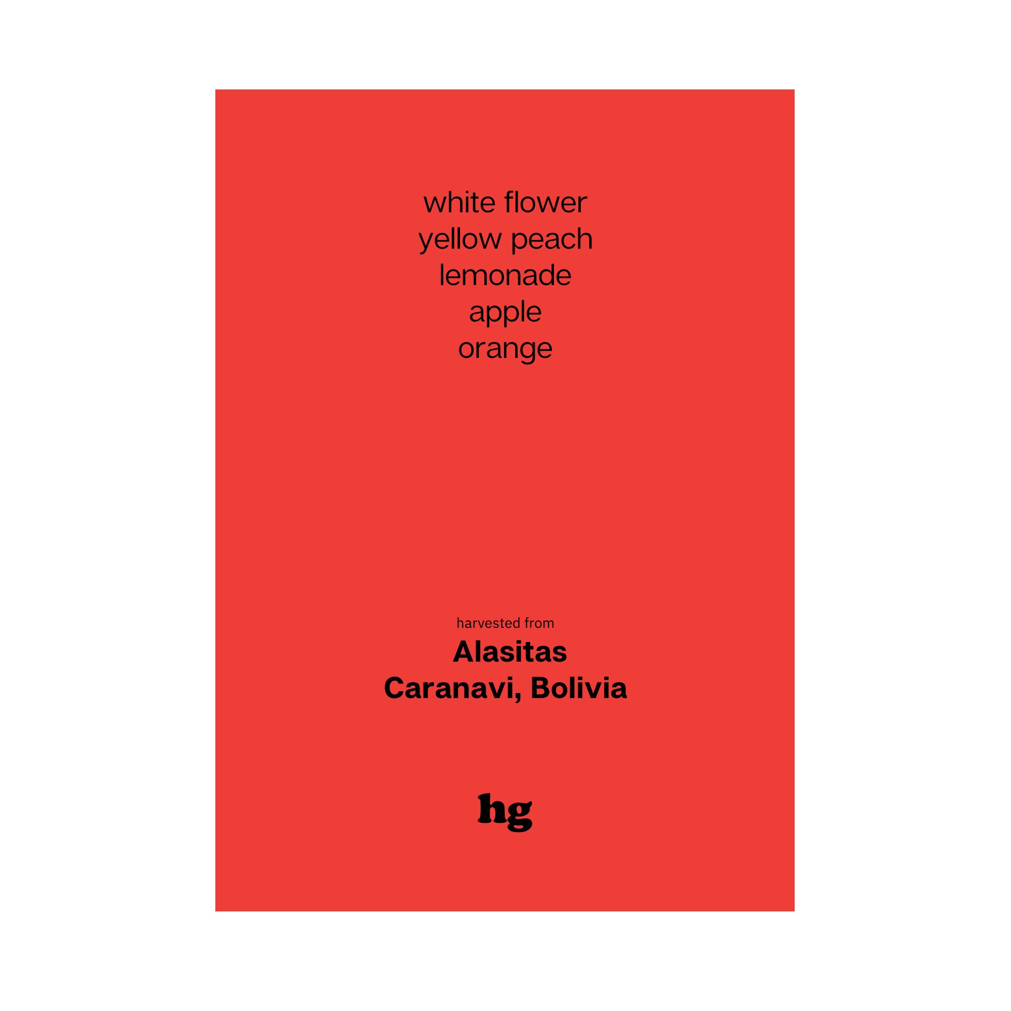 Alasitas, Gesha, Coco Natural, Bolivia (In-store)