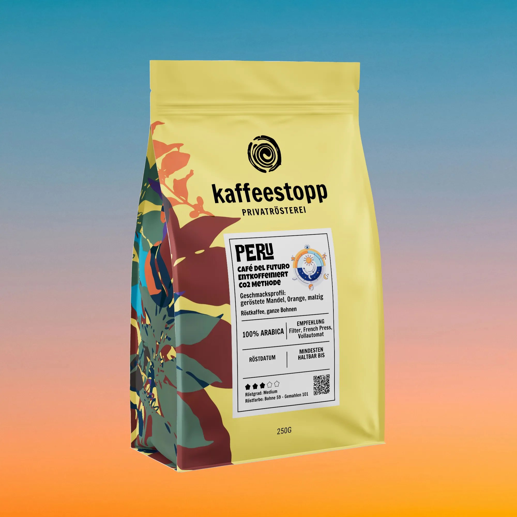 Peru Café del Futuro – CO₂ entkoffeinierter Kaffee