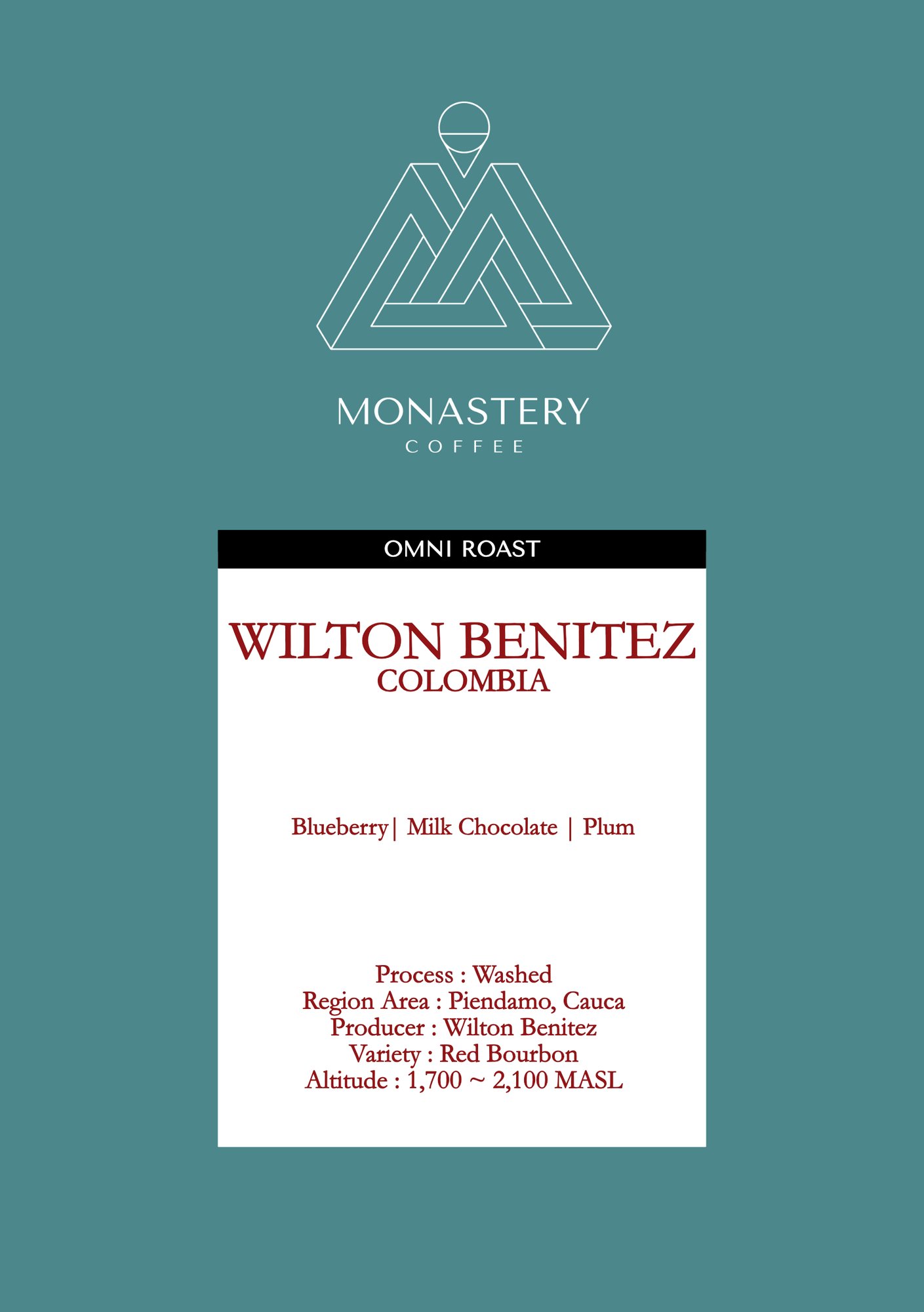 Wilton Benitez (Red Bourbon) - Colombia [Omni Roast]