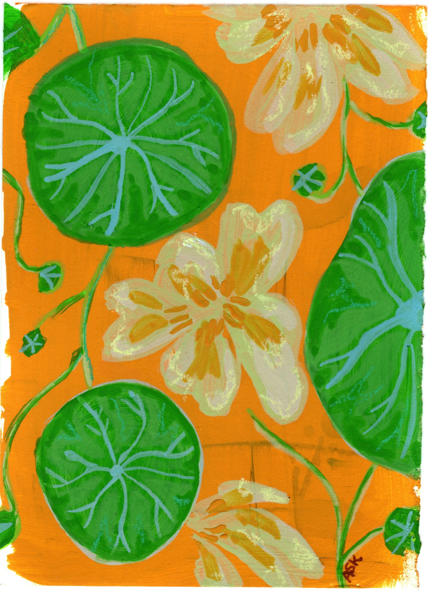 Neon Nasturtium - Print