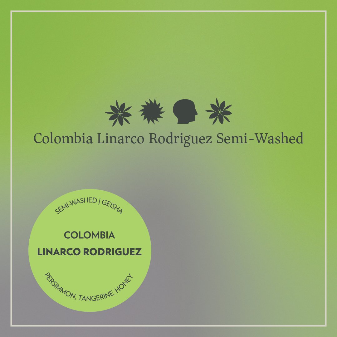 Colombia - Linarco Rodriguez - Semi-Washed Geisha