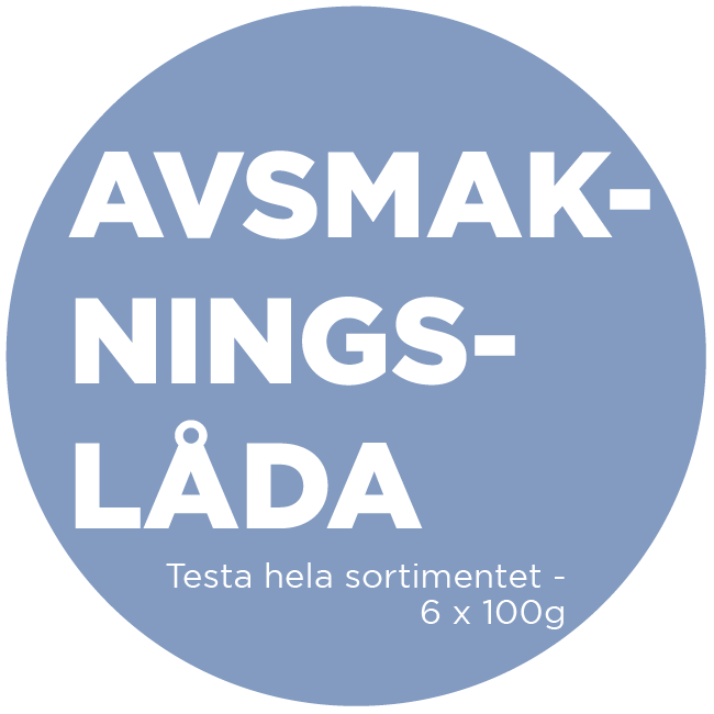 Avsmakningslåda 6 x 100g