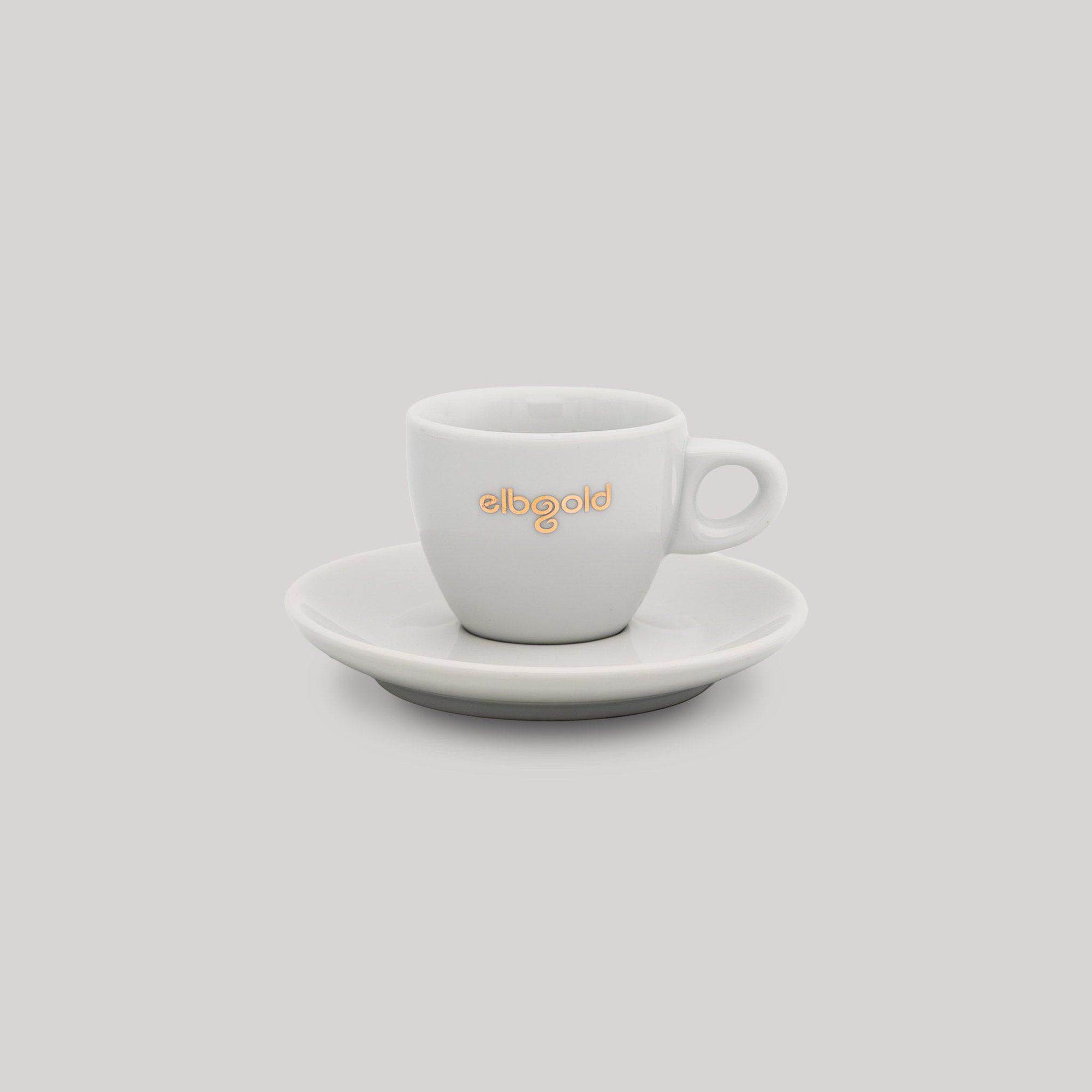 elbgold TASSE ESPRESSO WEISS & GOLD
