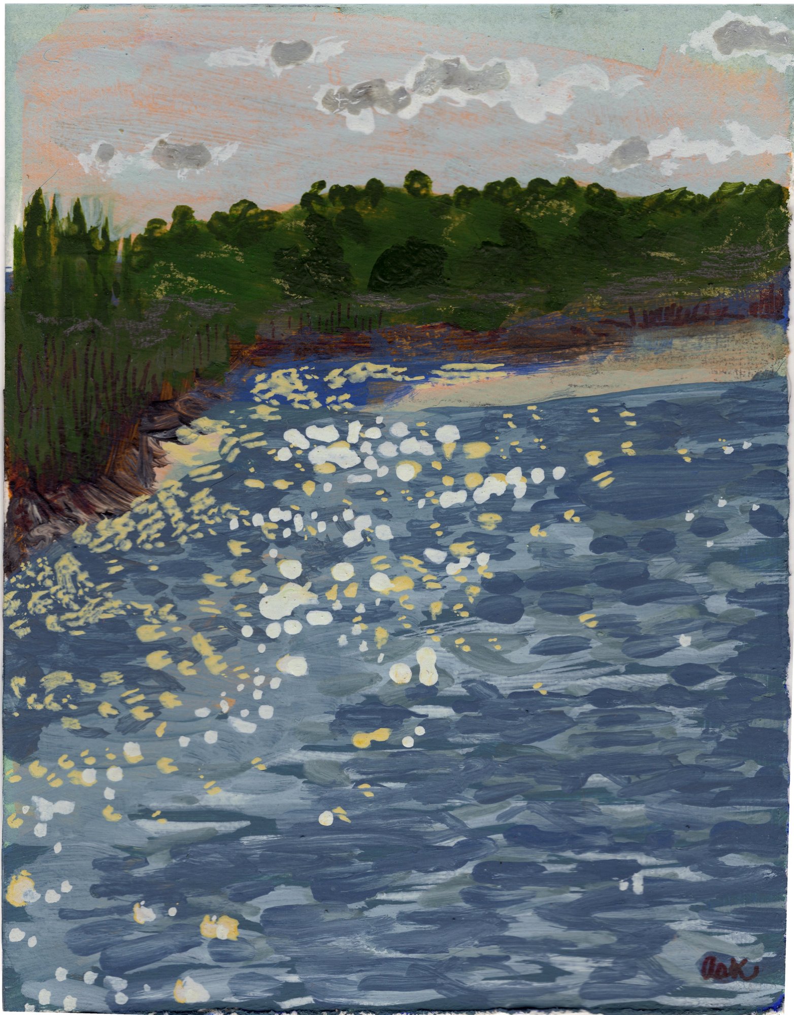 Transcendence Where The River Meets The Bay - Print
