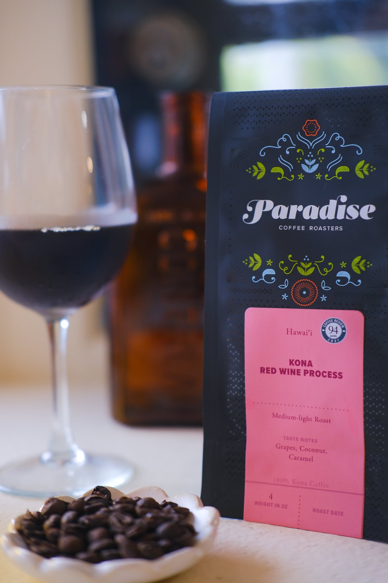 Kona Red Wine Process