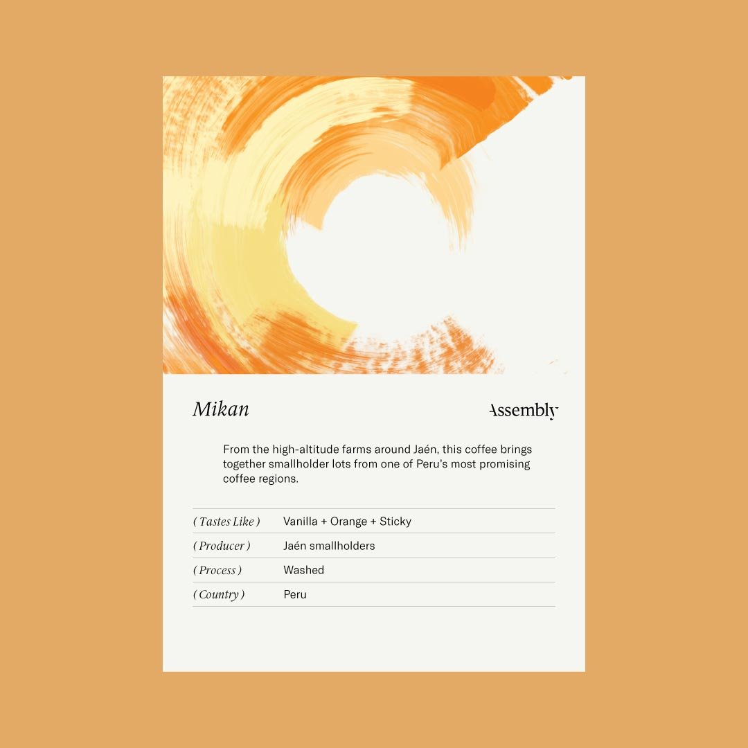 Peru — Mikan Taste Card