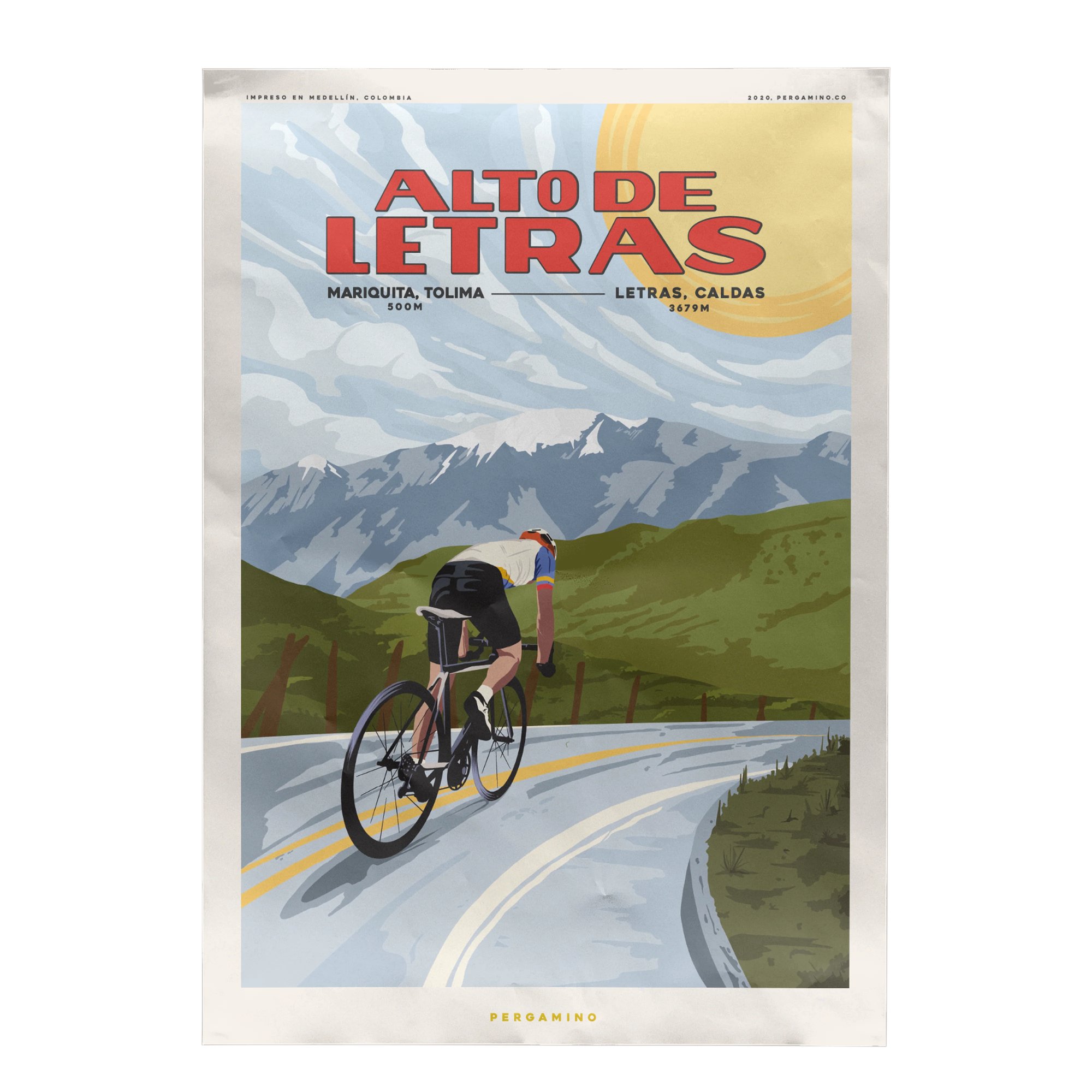 Póster Alto de Letras (35cm x 50cm)