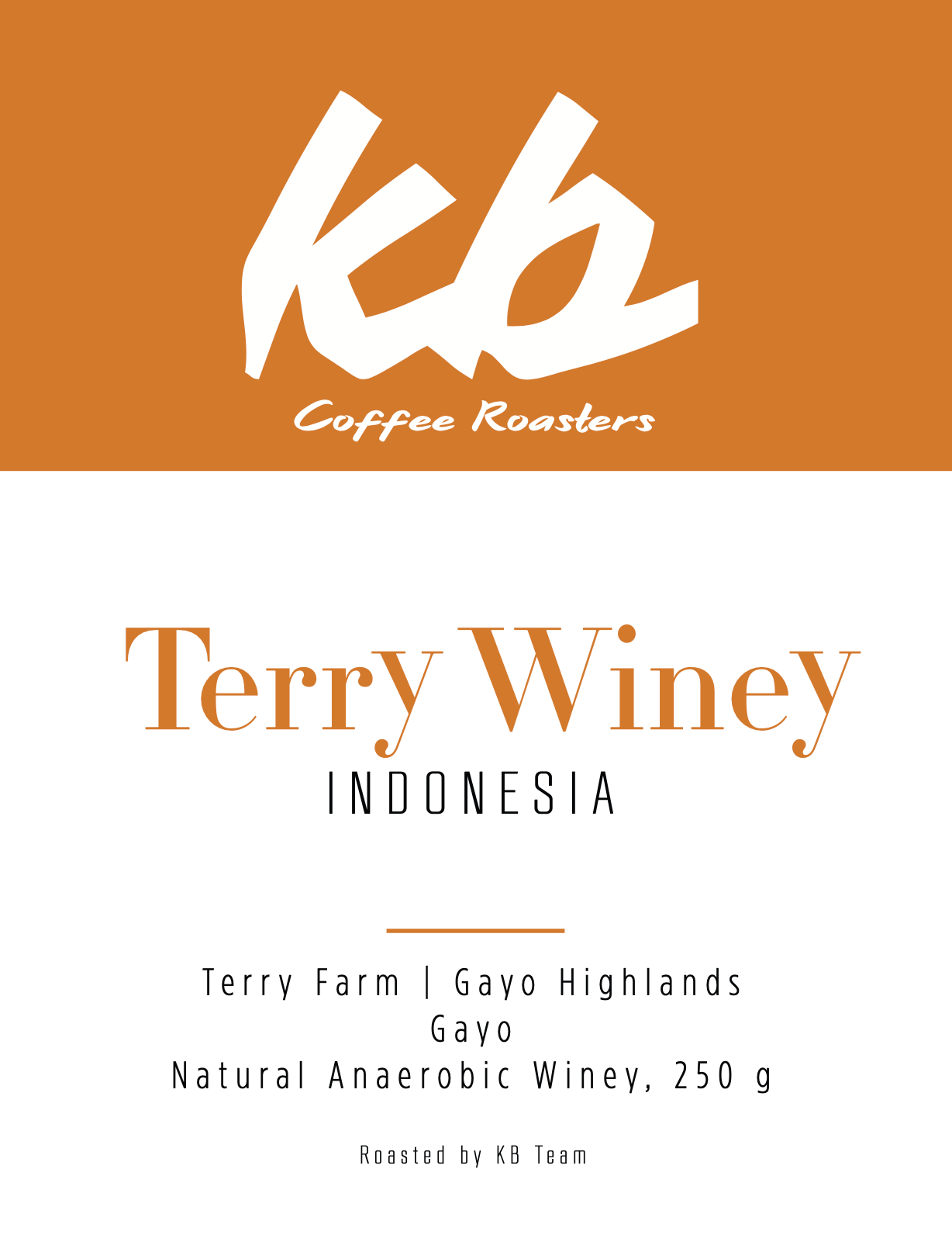 Indonésie - Terry Winey