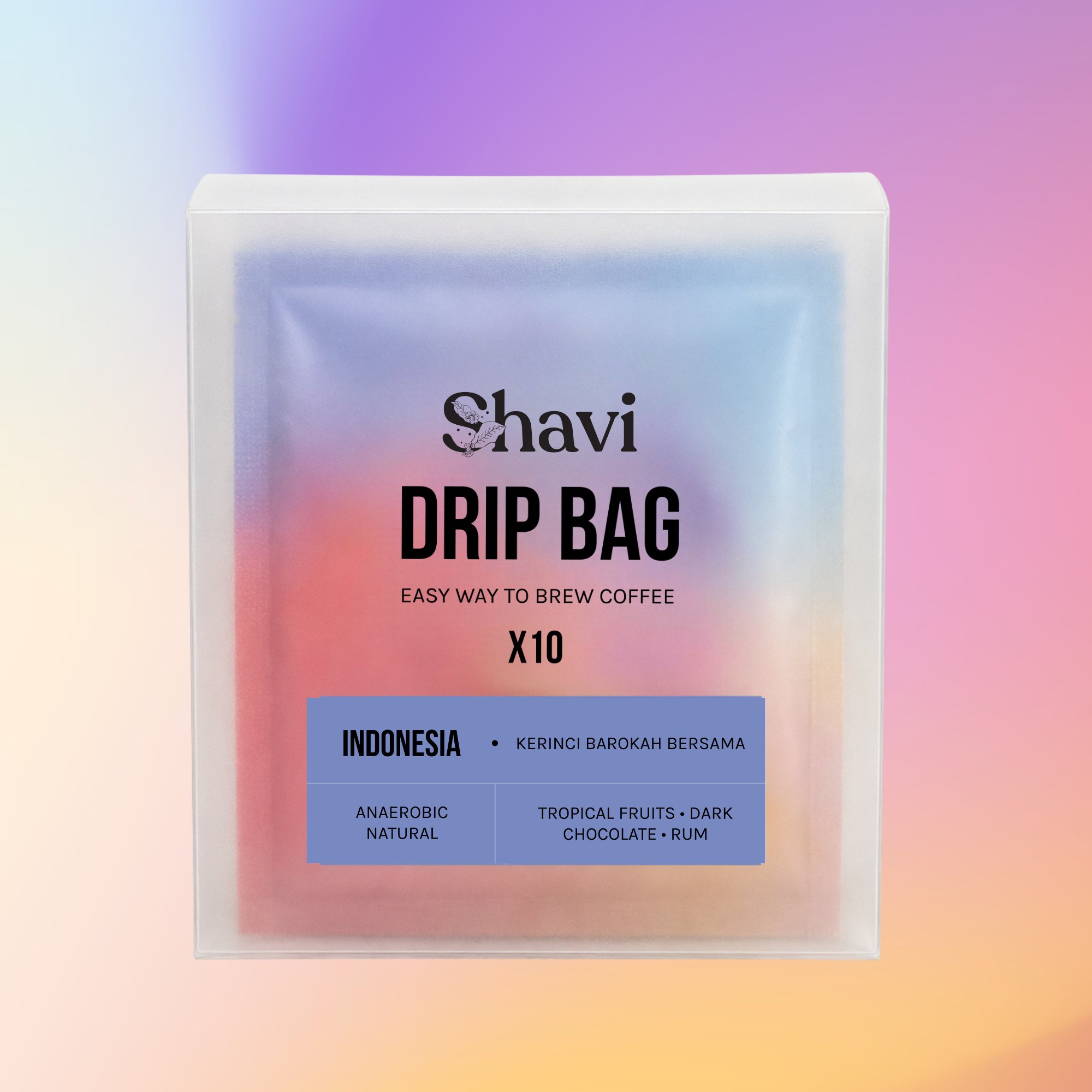 Indonesia Sumatra Kerinci Barokah Bersama Anaerobic Natural Drip Box x10