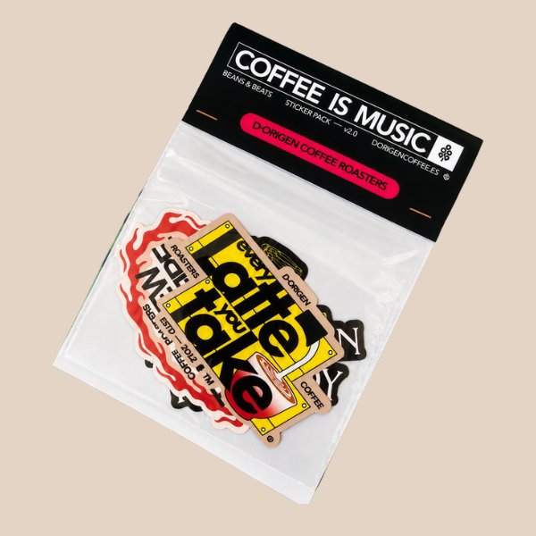 PEGATINAS COFFEE IS MUSIC VOL.2