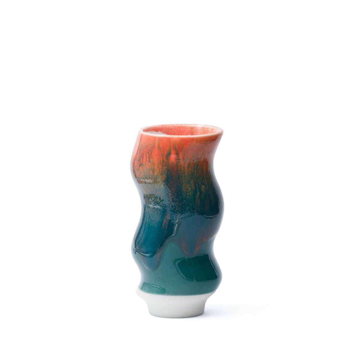 【Studio Arhoj】 Hana Vase Small Wave - Vulkan [スタジオアーホイ ハナベースウェーブ - バルカン]