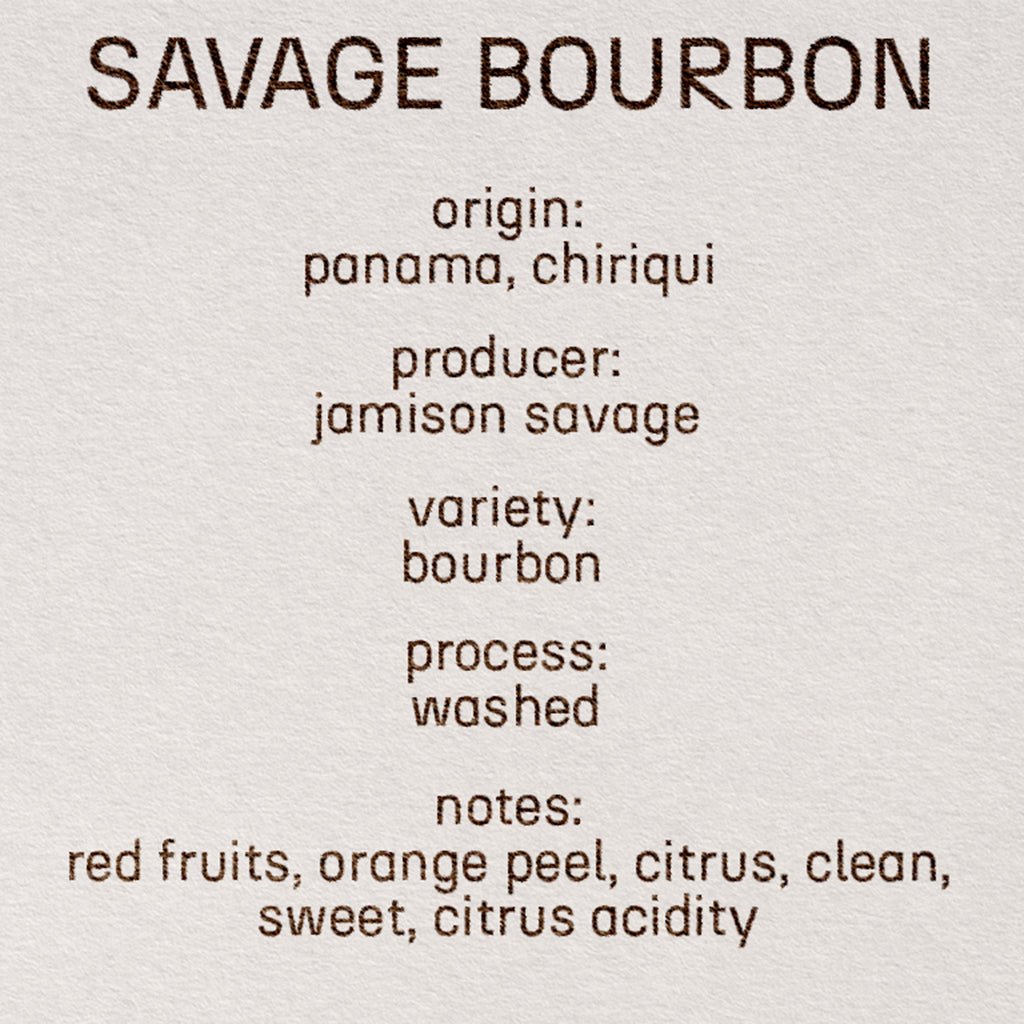 savage - bourbon