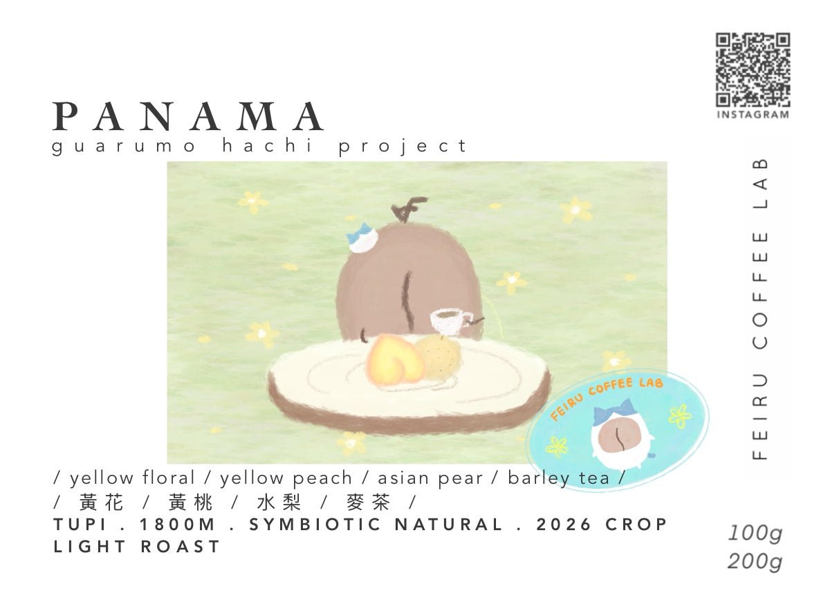 PANAMA • ㅣ黃花ㅣ黃桃ㅣ水梨ㅣ麥茶ㅣ • symbiotic natural • tupi