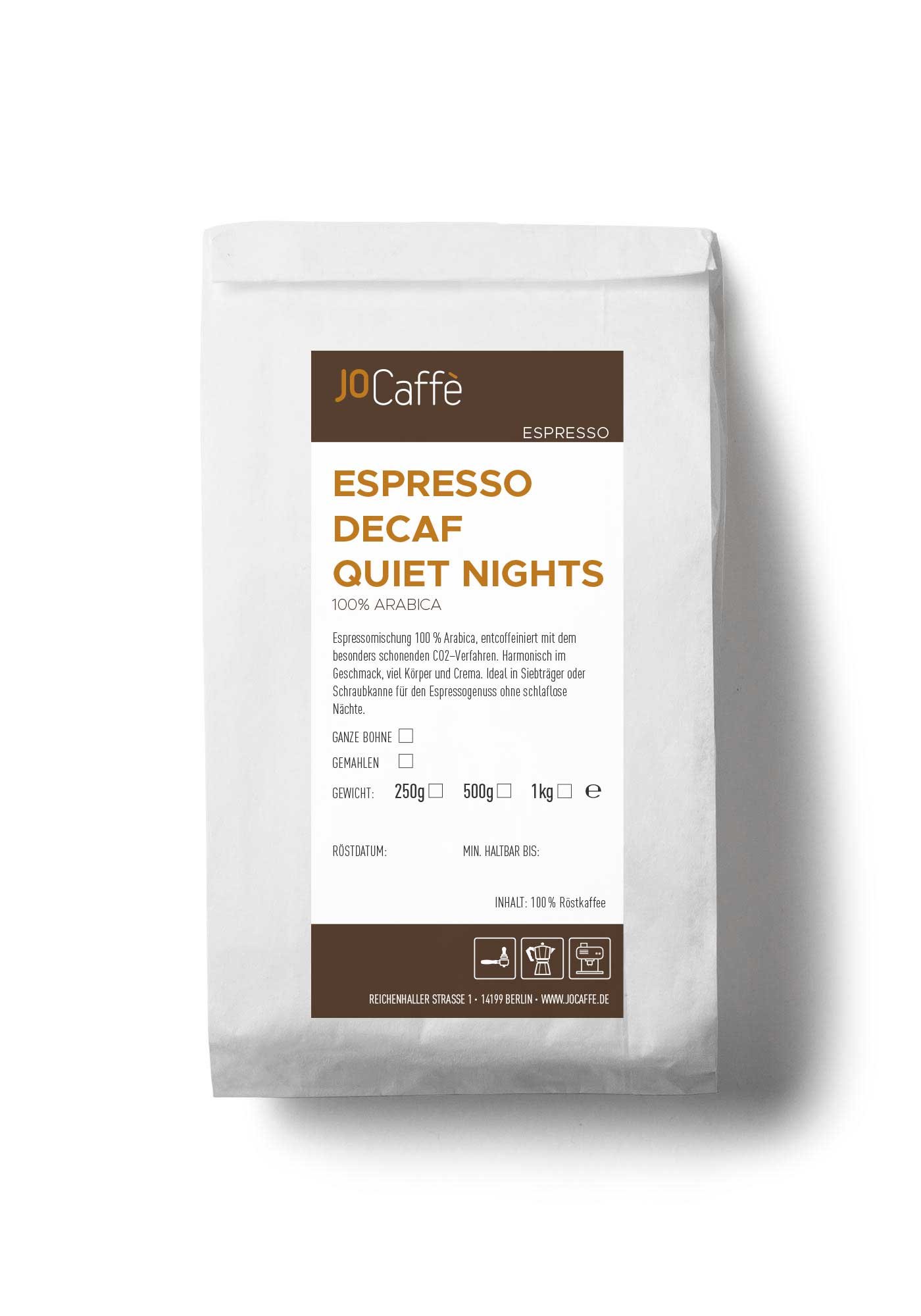 ESPRESSO DECAF QUIET NIGHTS