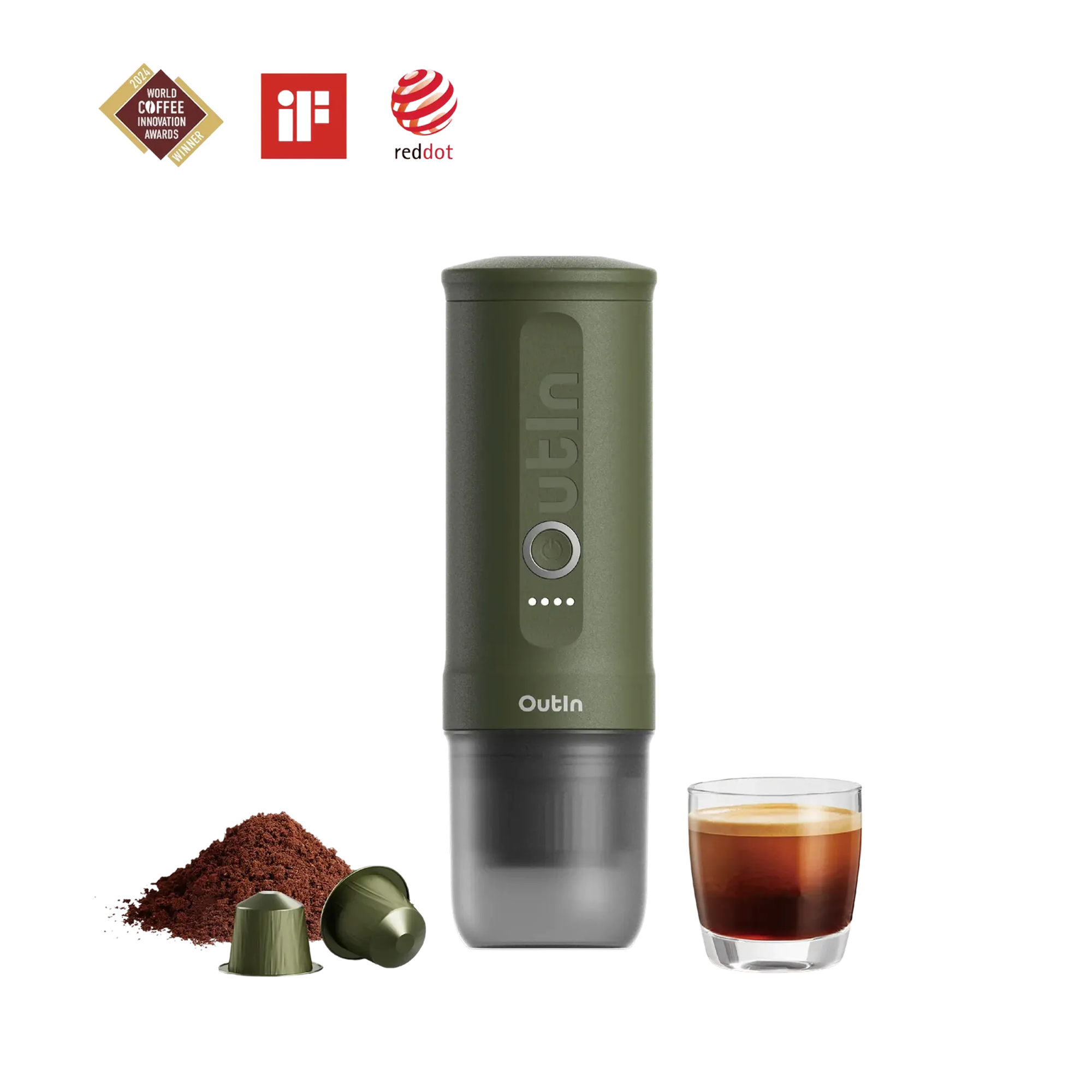Outin Nano Cafetera Espresso Portátil