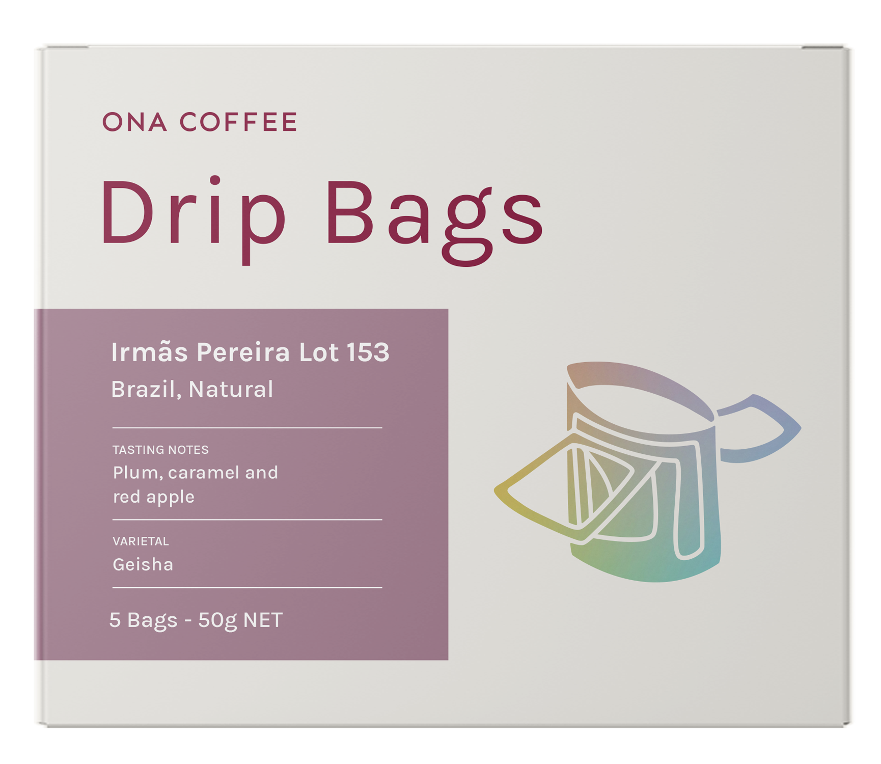 Filter Drip Bags - Irmãs Pereira Lot 153, Brazil, Natural